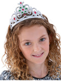 Flower Jewelled Tiara, Silver 1