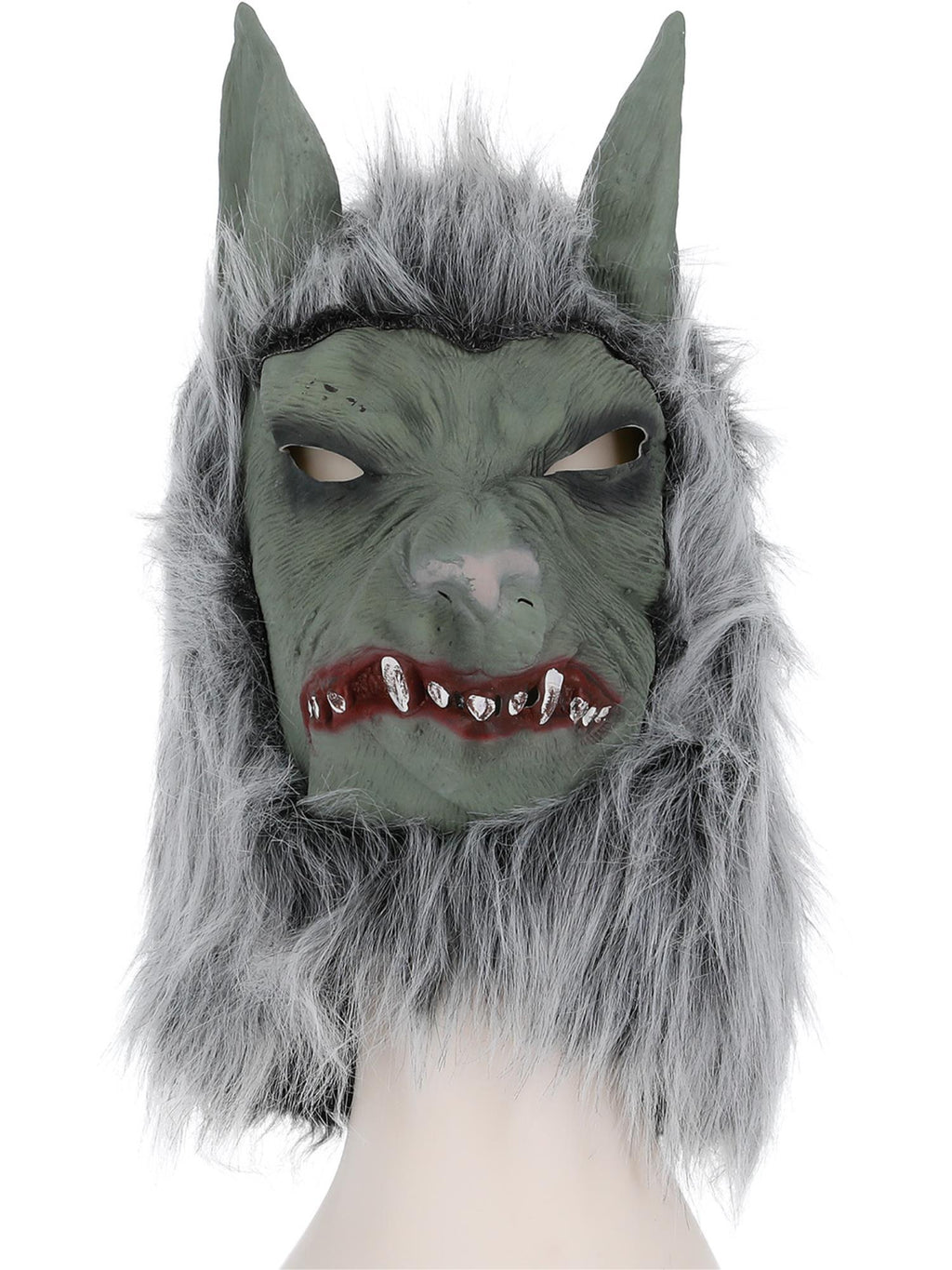 Werewolf Latex Mask, Grey 2
