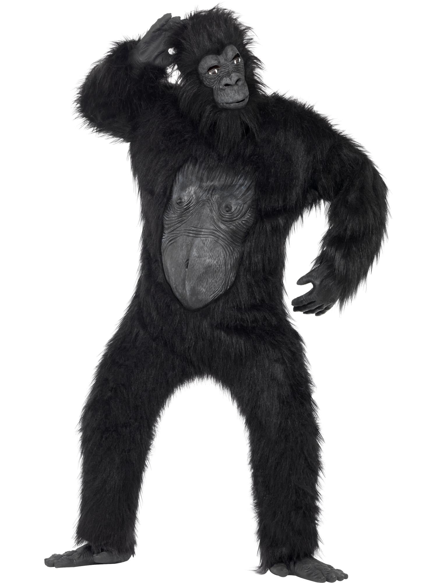 Deluxe Gorilla Costume, Black 1