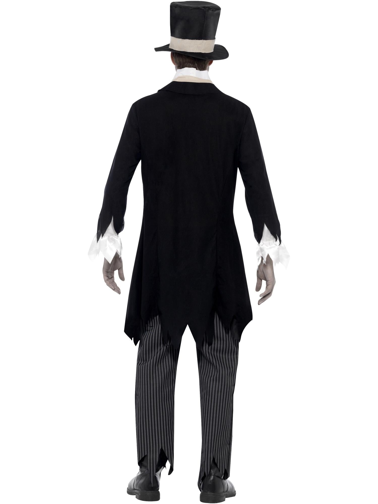 Till Death Do Us Part Zombie Groom Costume, Black 2