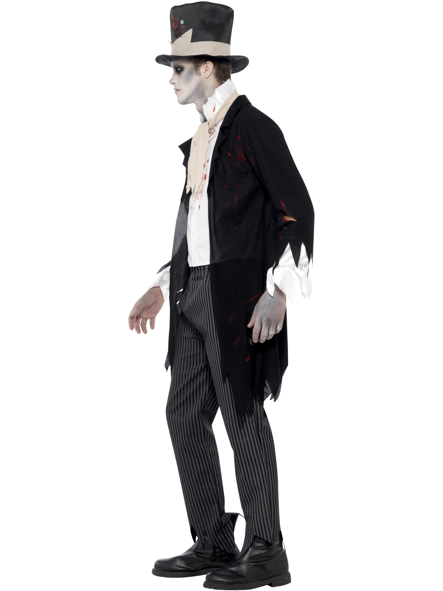 Till Death Do Us Part Zombie Groom Costume, Black 3