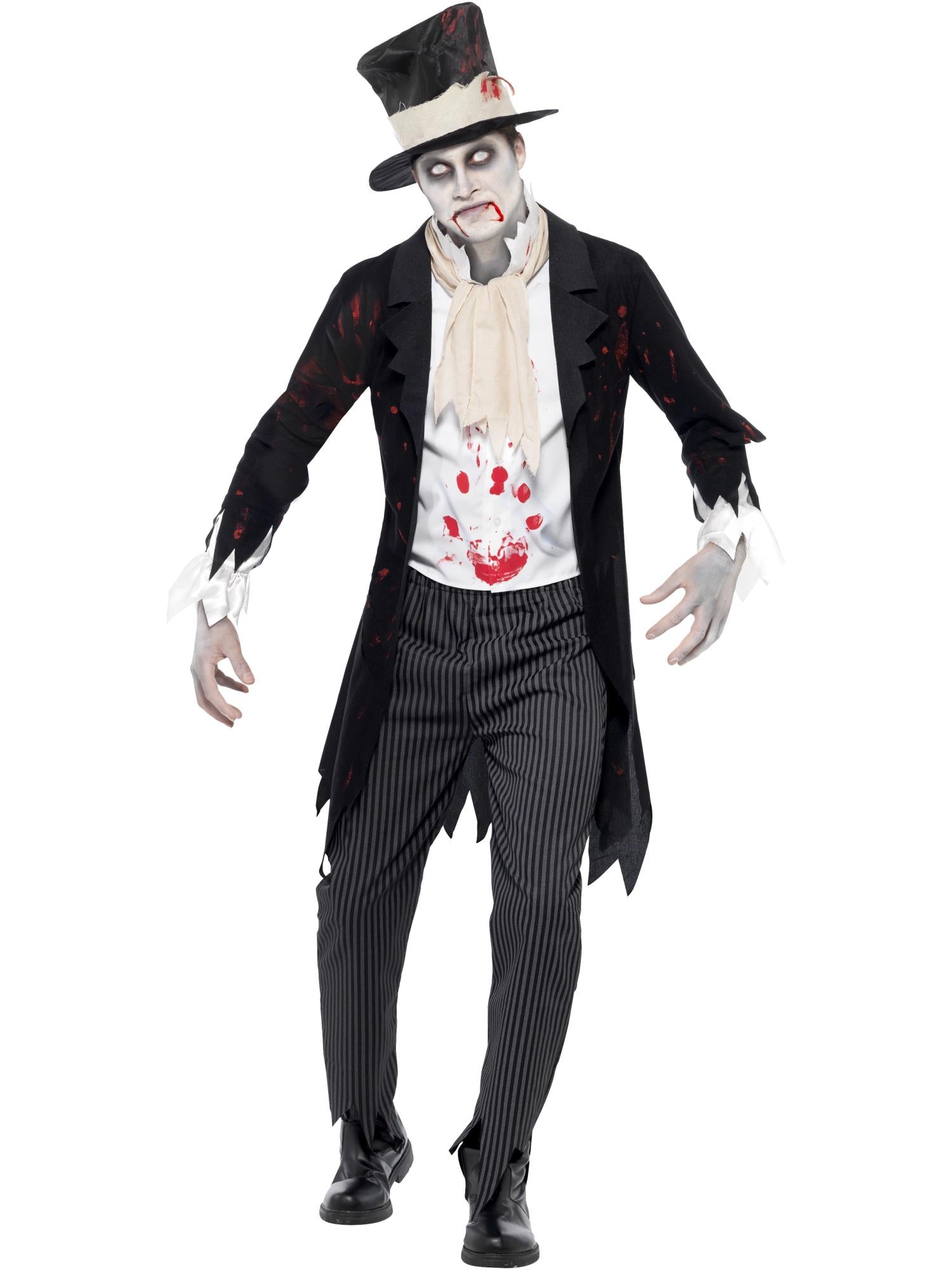 Till Death Do Us Part Zombie Groom Costume, Black 1