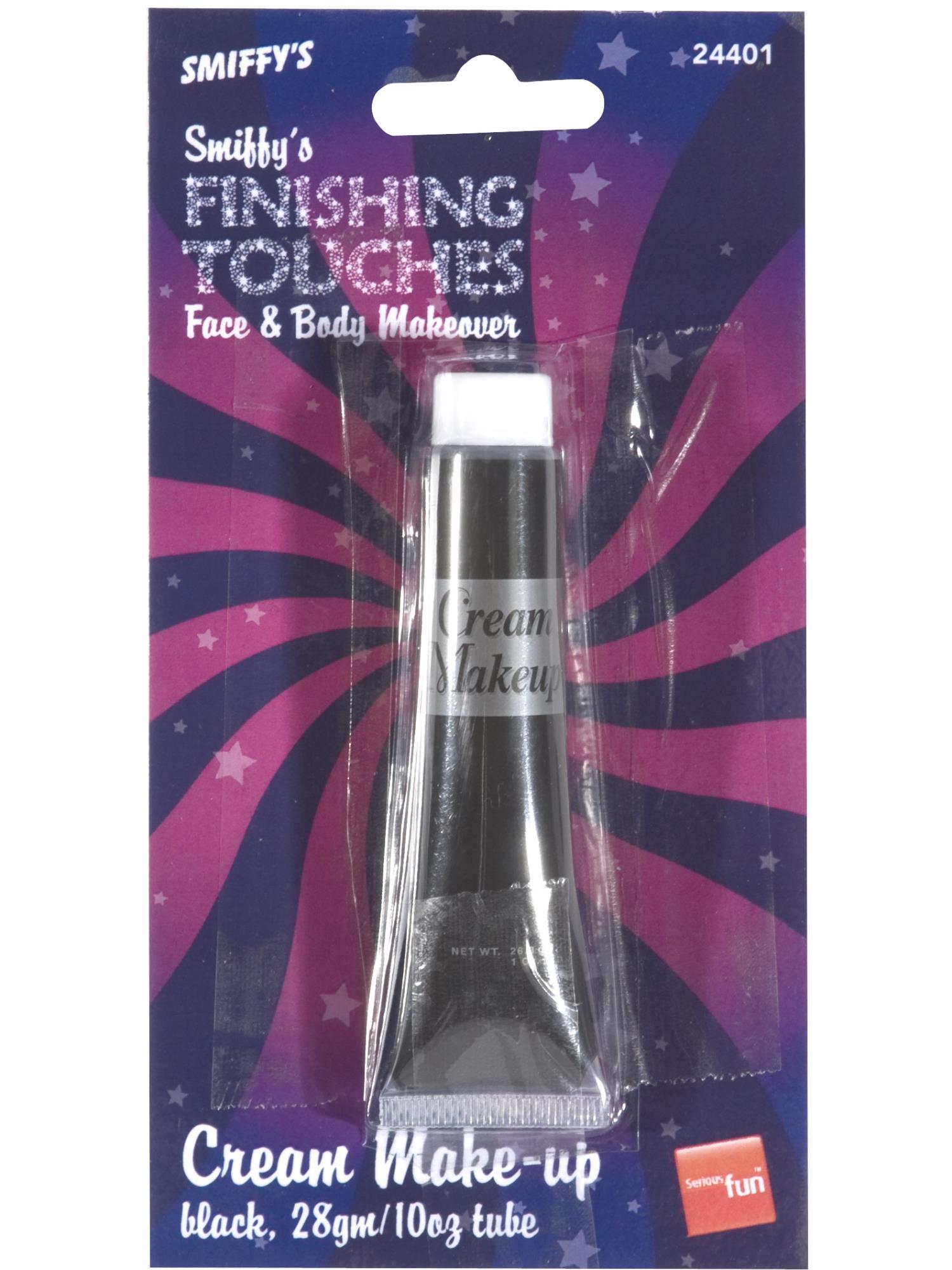 Smiffys Make-Up FX, Aqua Cream Make-Up, Black 1