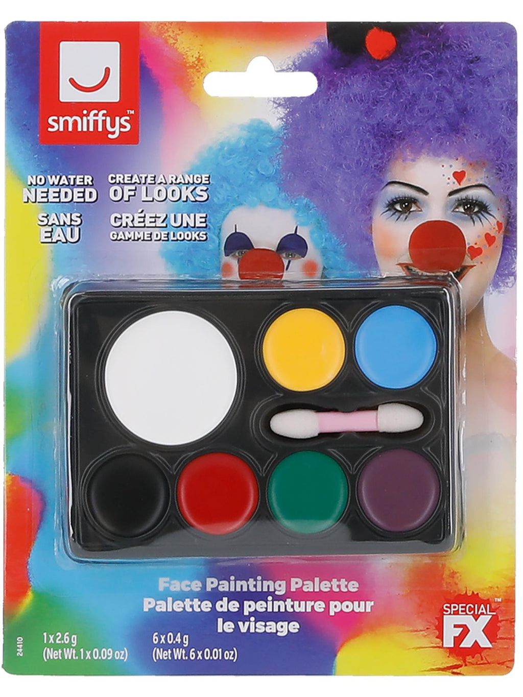 Smiffys Make-Up FX, 7 Colour Palette, Grease, 2