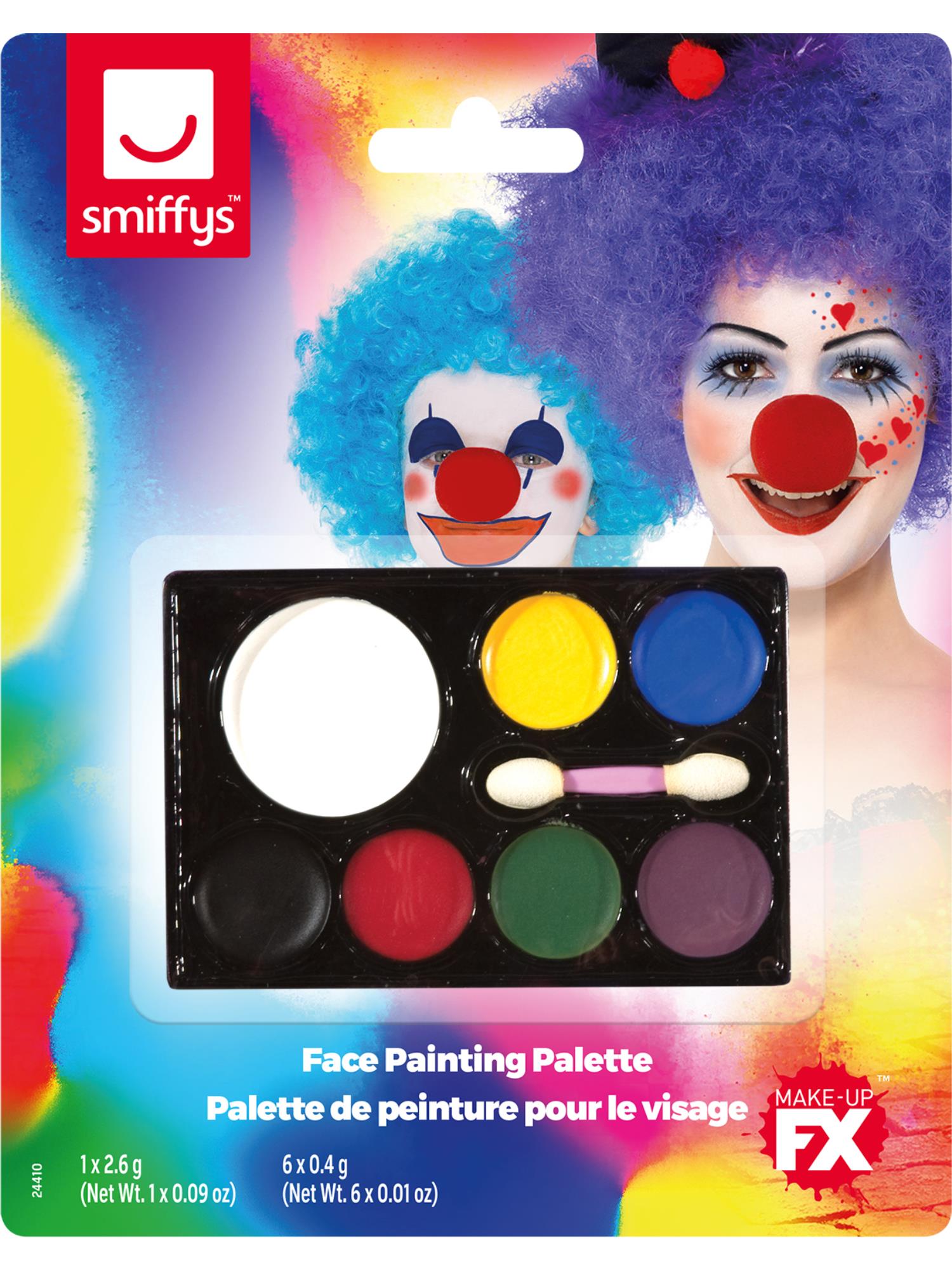 Smiffys Make-Up FX, 7 Colour Palette, Grease, 1