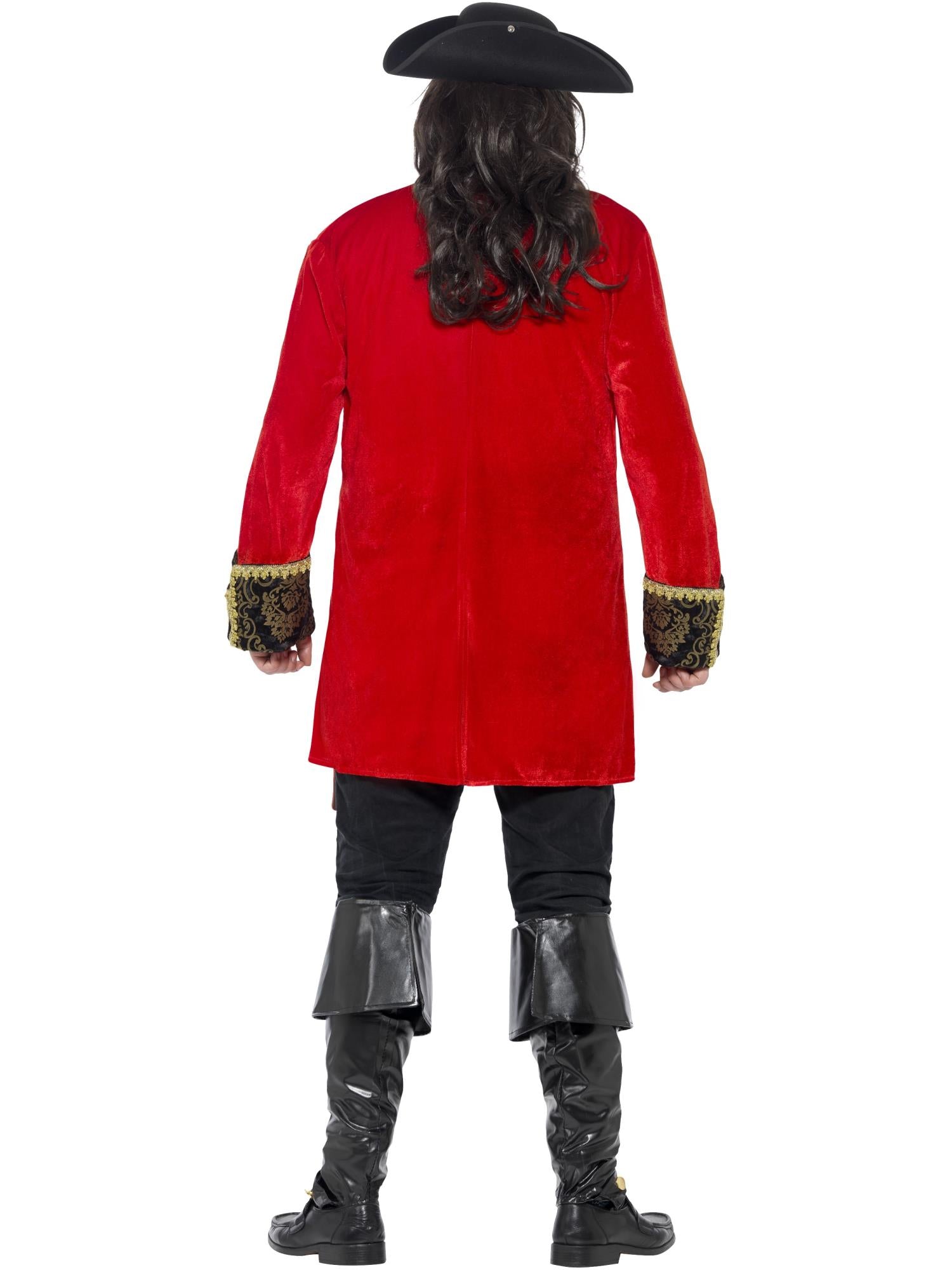 Curves Pirate Captain Costume, Red 2