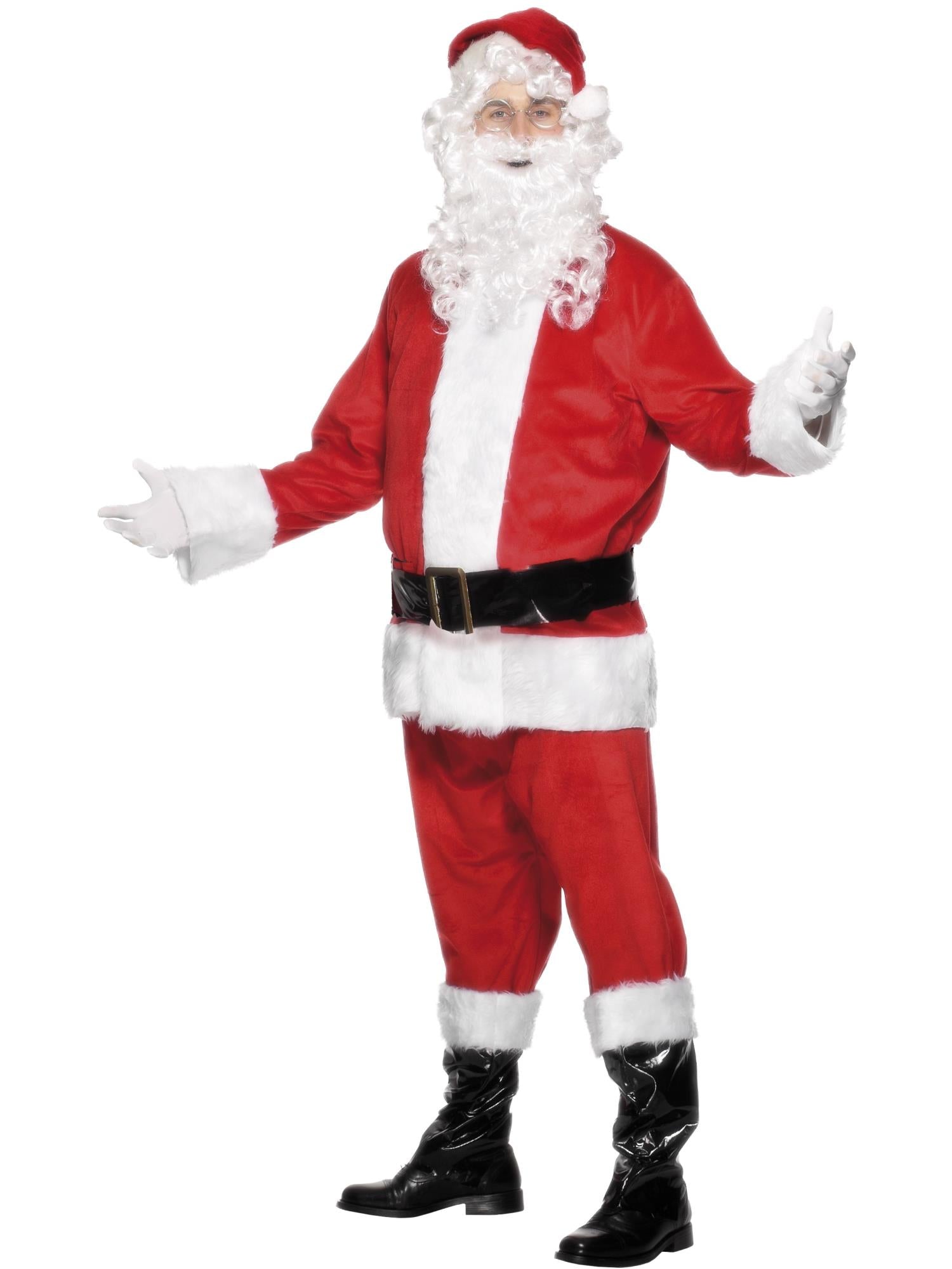Deluxe Santa Costume, Red 1