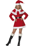 Miss Santa Fleece Costume, Red 1