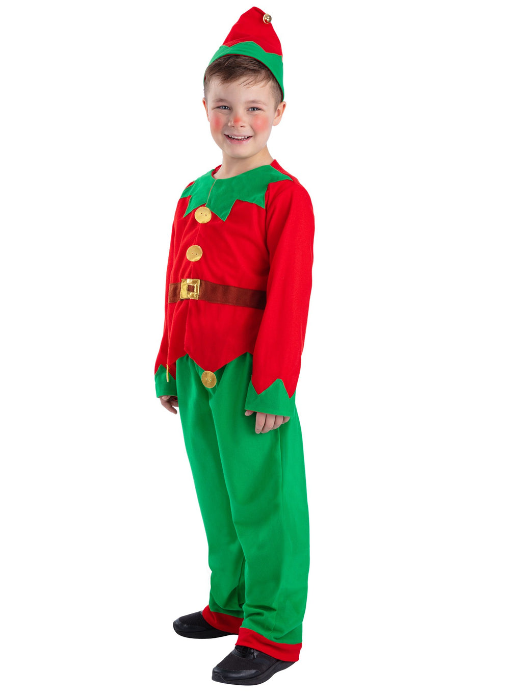 Elf Costume, Red & Green 3