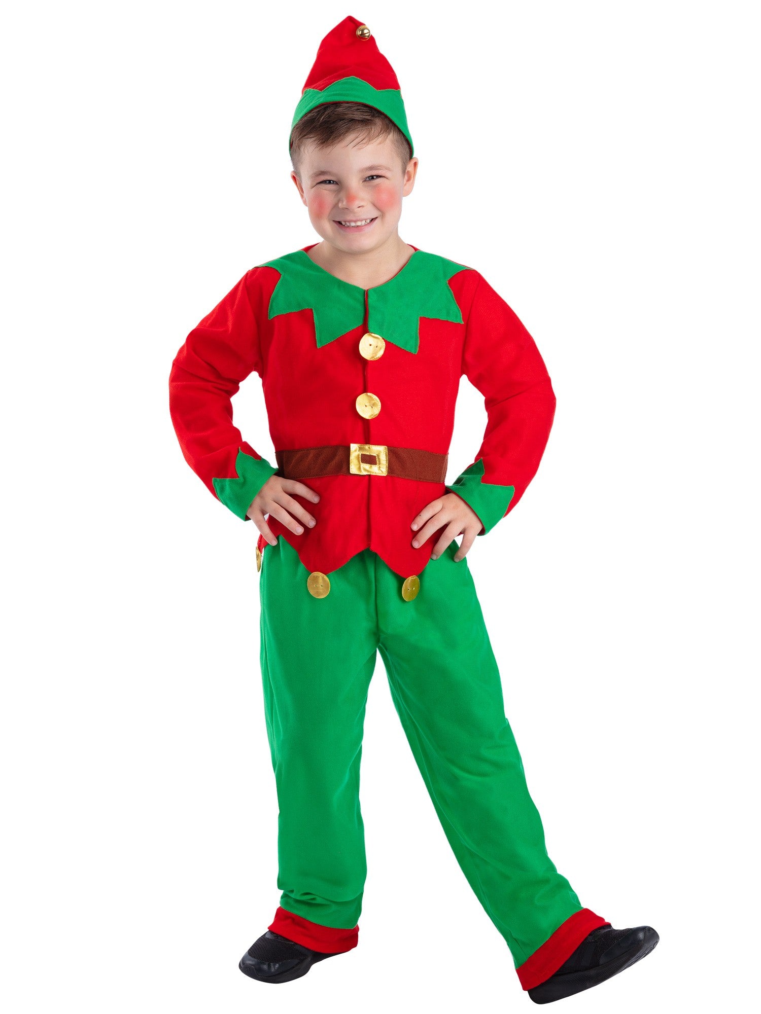 Elf Costume, Red & Green 1