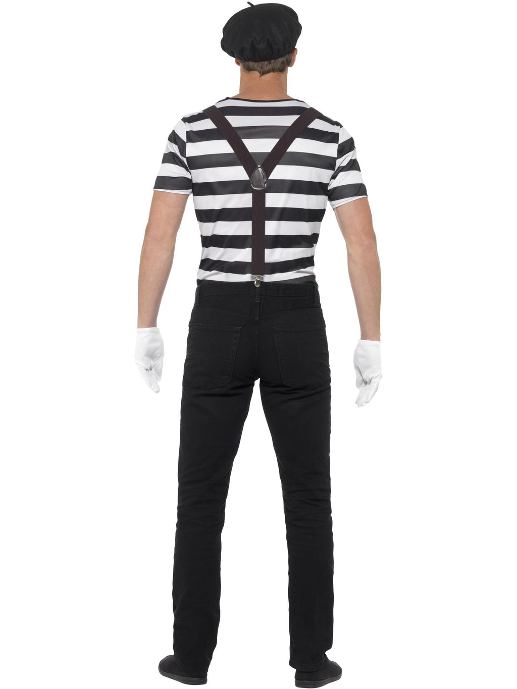 Gentleman Mime Artist Costume, Black 2