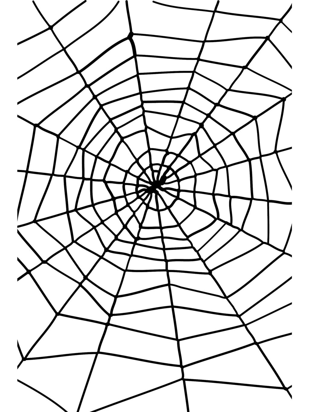 Spider & Spiders Web, Black 1