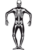 Skeleton Second Skin Costume, Black 1