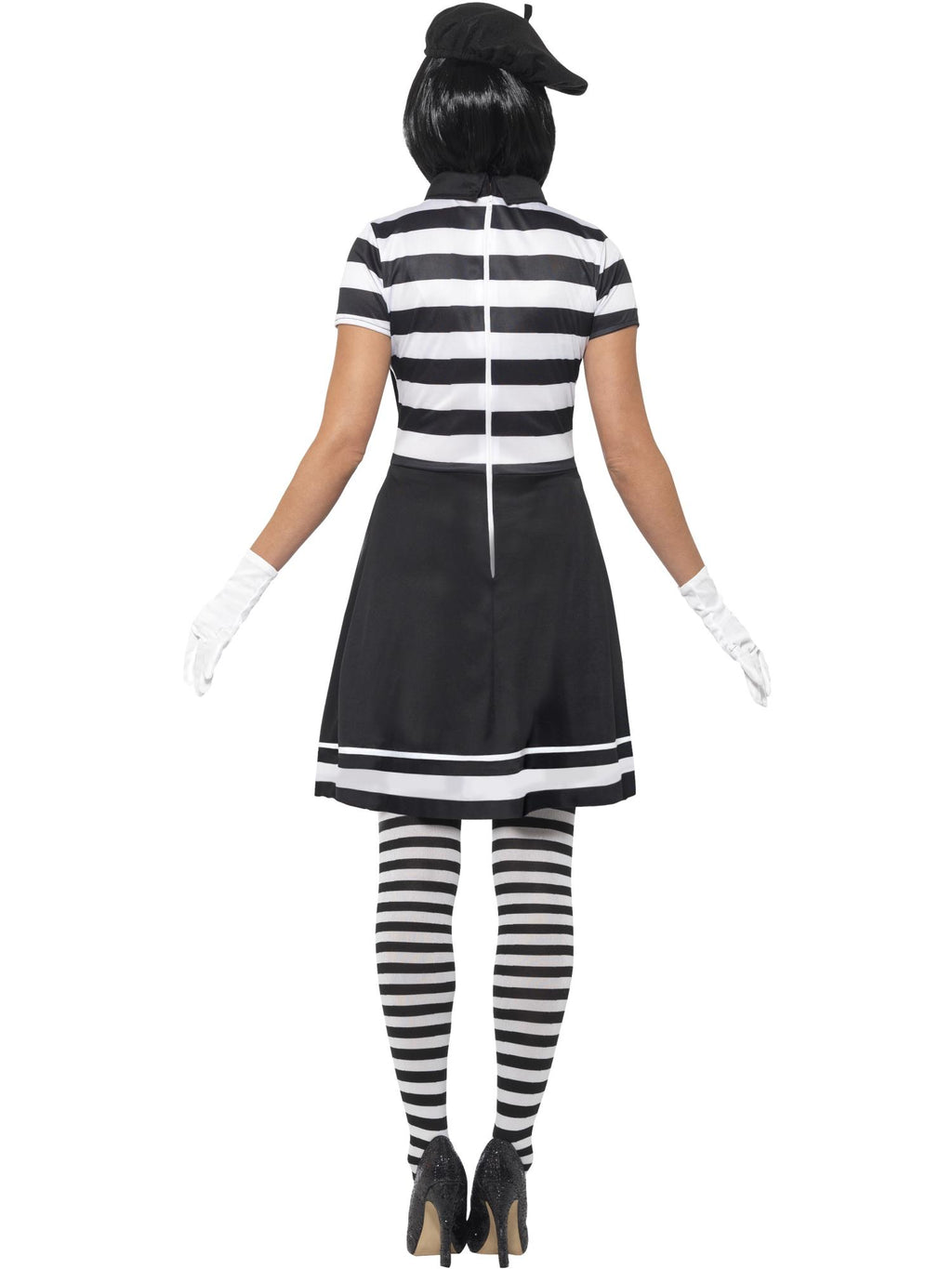Lady Mime Artist Costume, Black 2