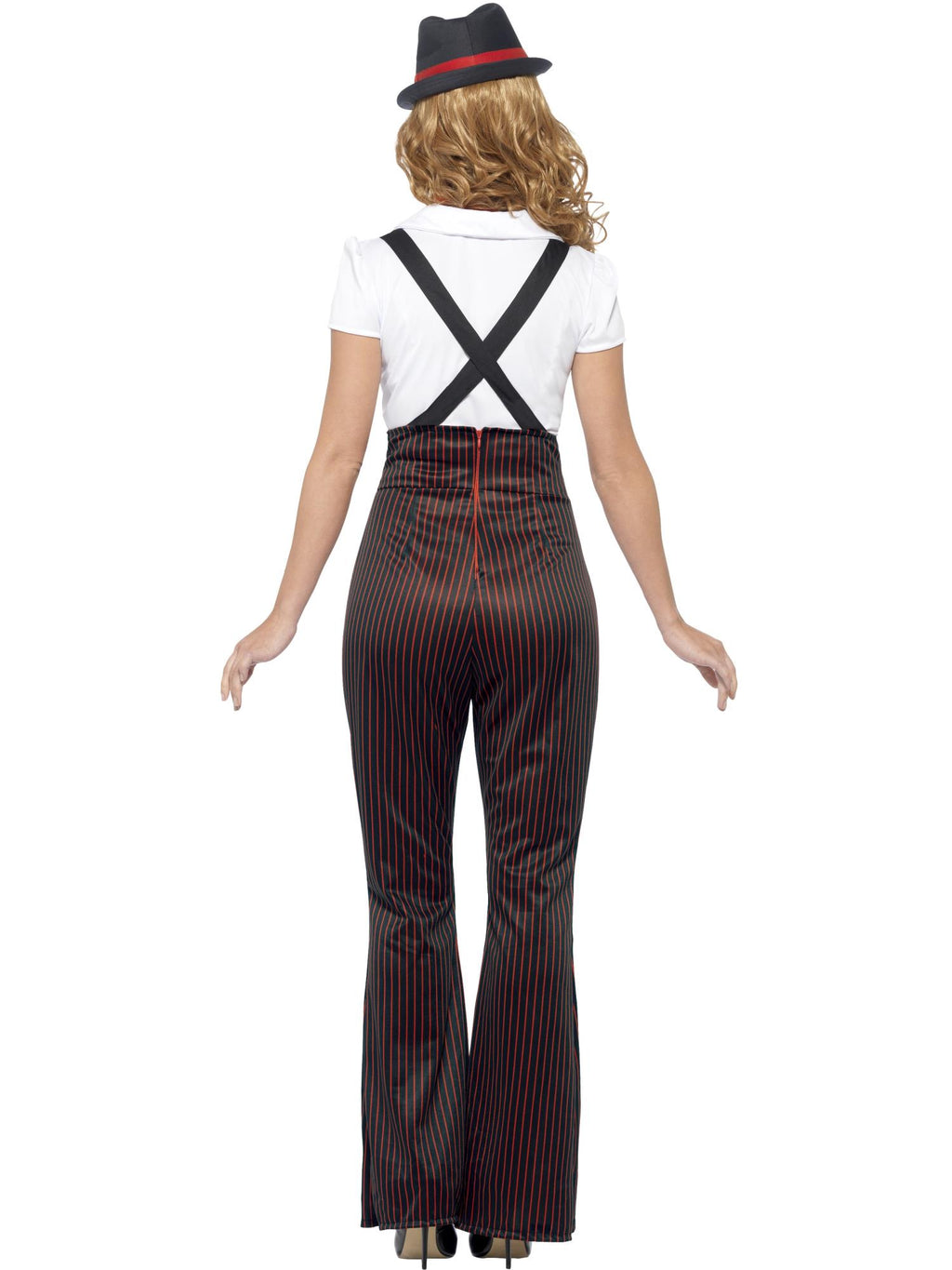 Glam Gangster Costume, Black & Red 2