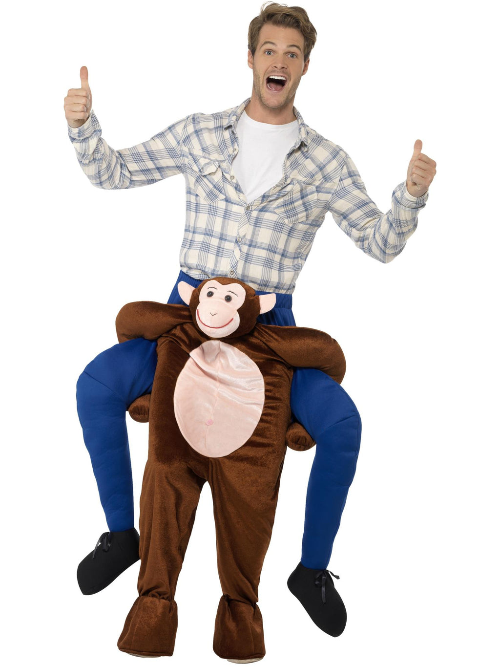 Piggyback Monkey Costume, Brown 1