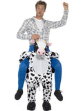 Piggyback Cow Costume, Black 1