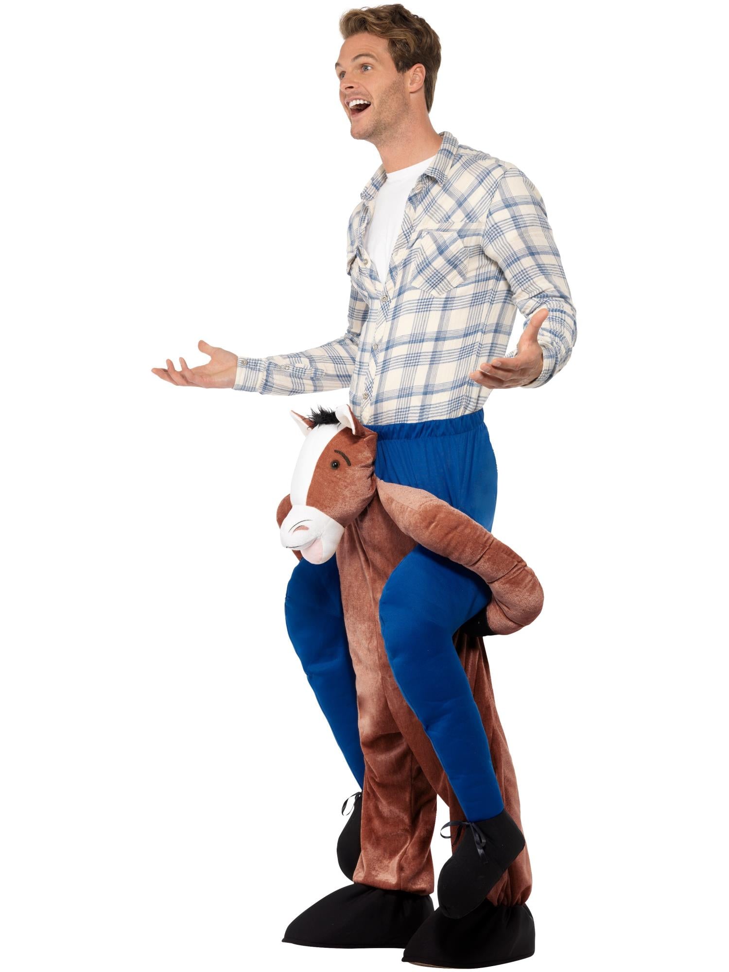 Piggyback Horse Costume, Brown 3