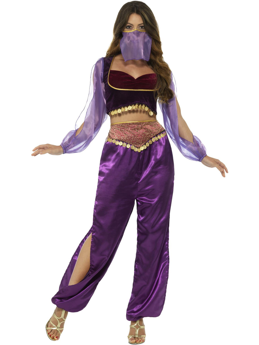 Arabian Princess Costume, Purple 1
