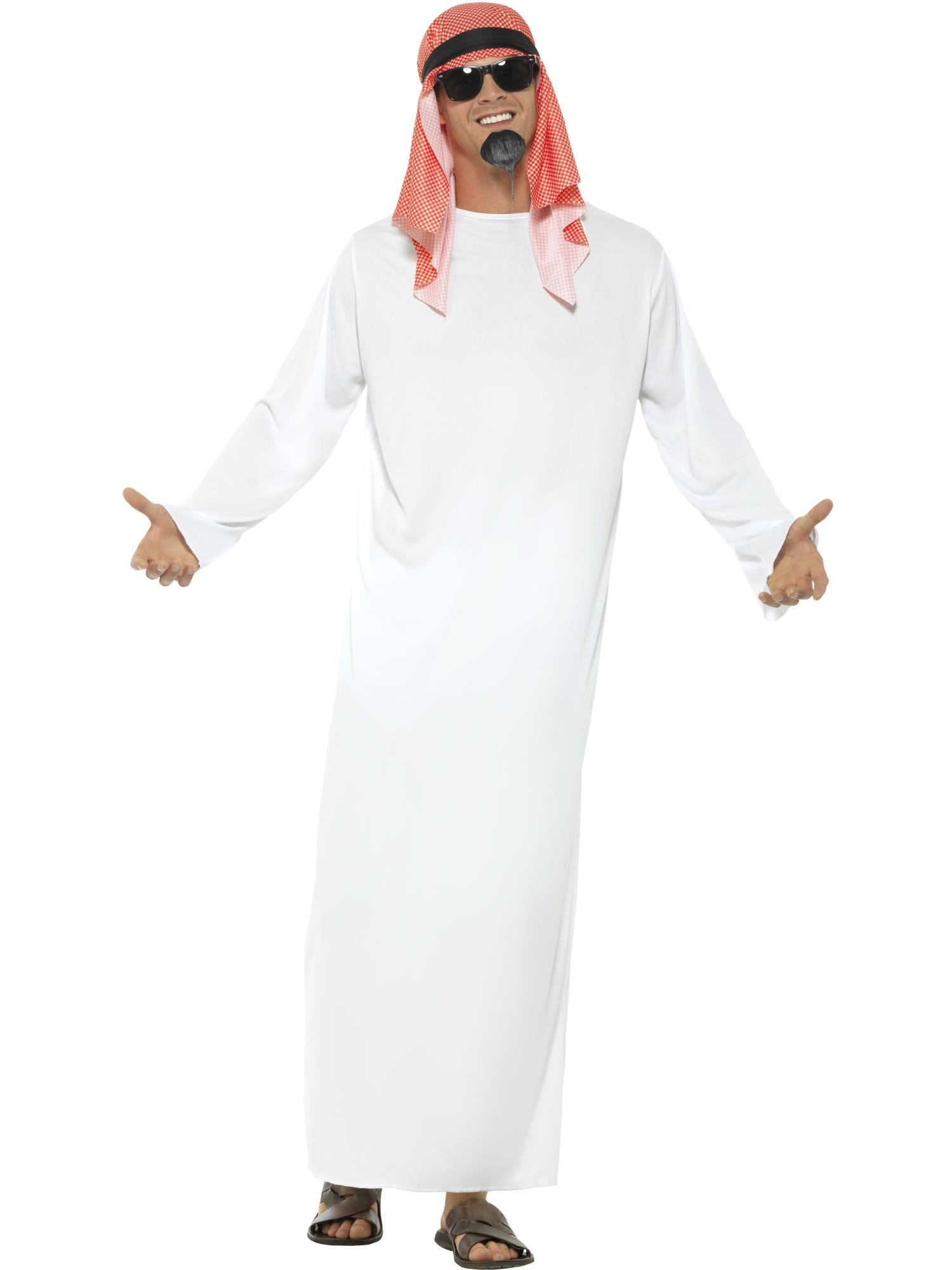 Fake Sheikh Costume, White 1