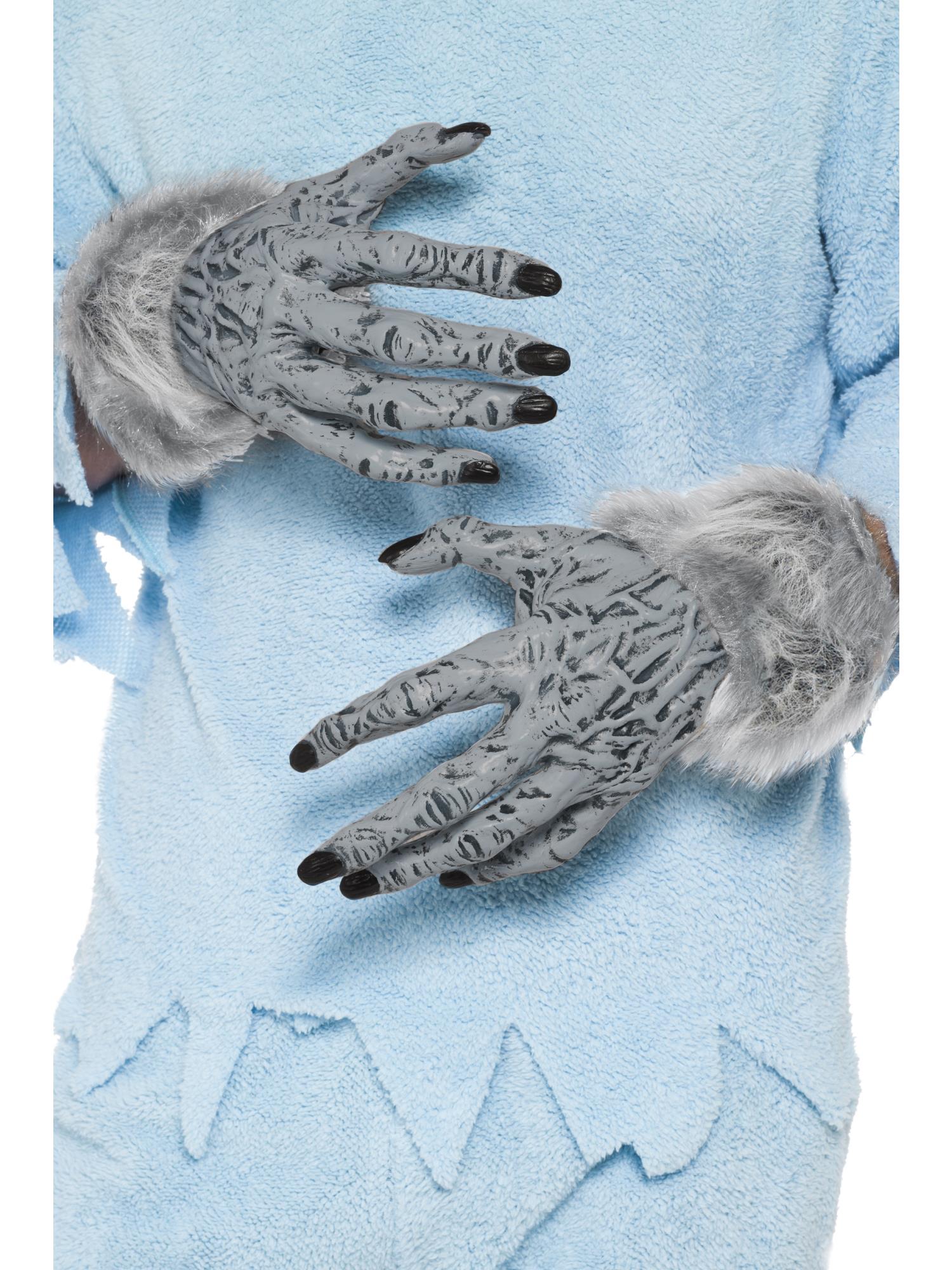 Werewolf Furry Hands, Grey 1