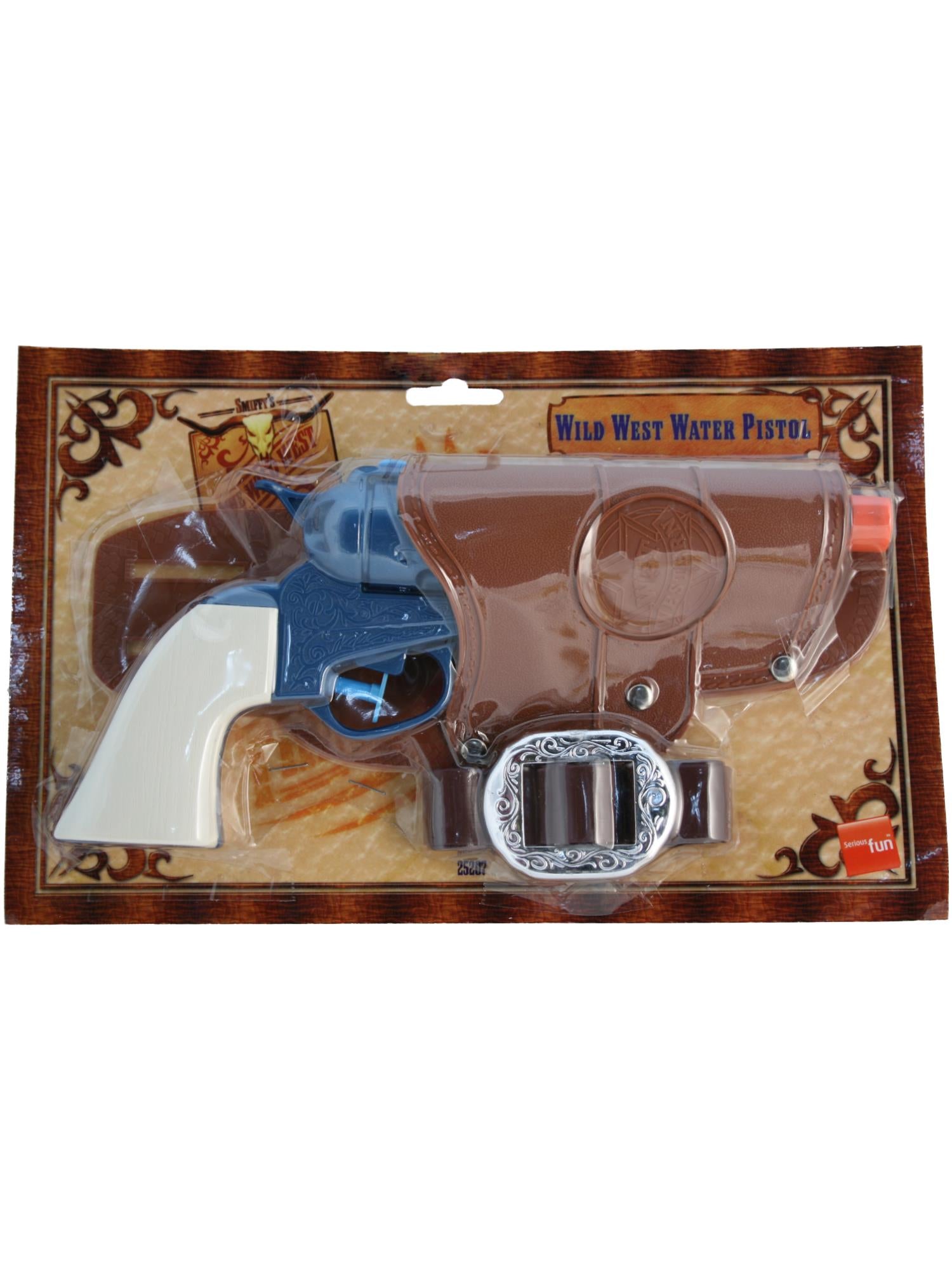 Western Water Pistol, Single Blue Gun, 25x13cm 1