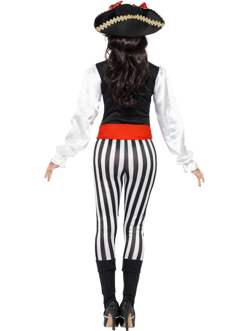 Pirate Lady Costume, with Top, Black 2