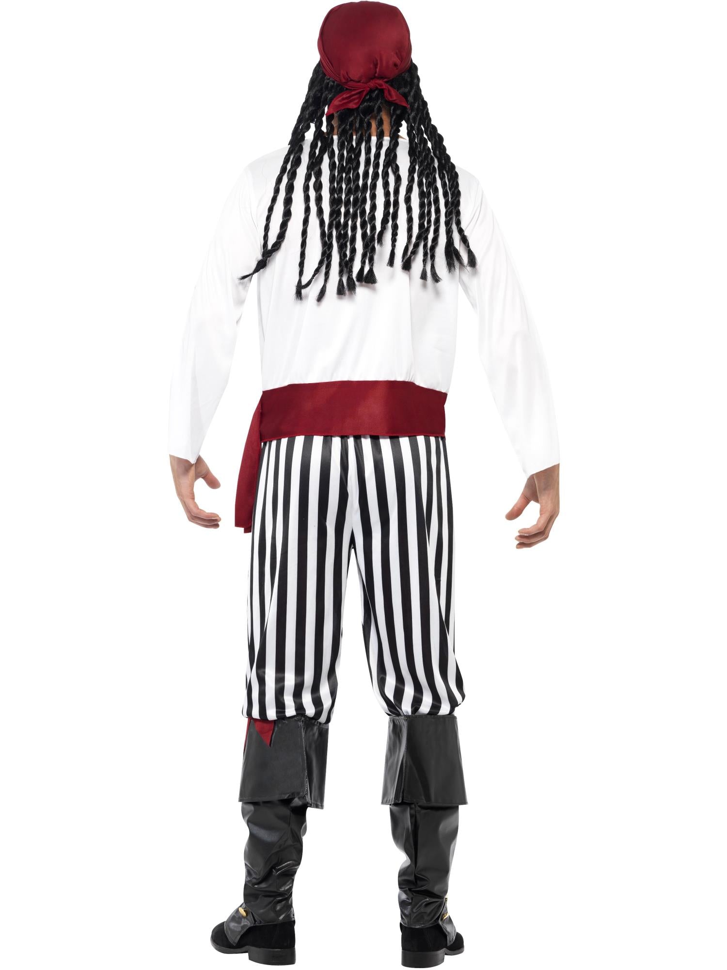 Pirate Man Costume, Black & White 2