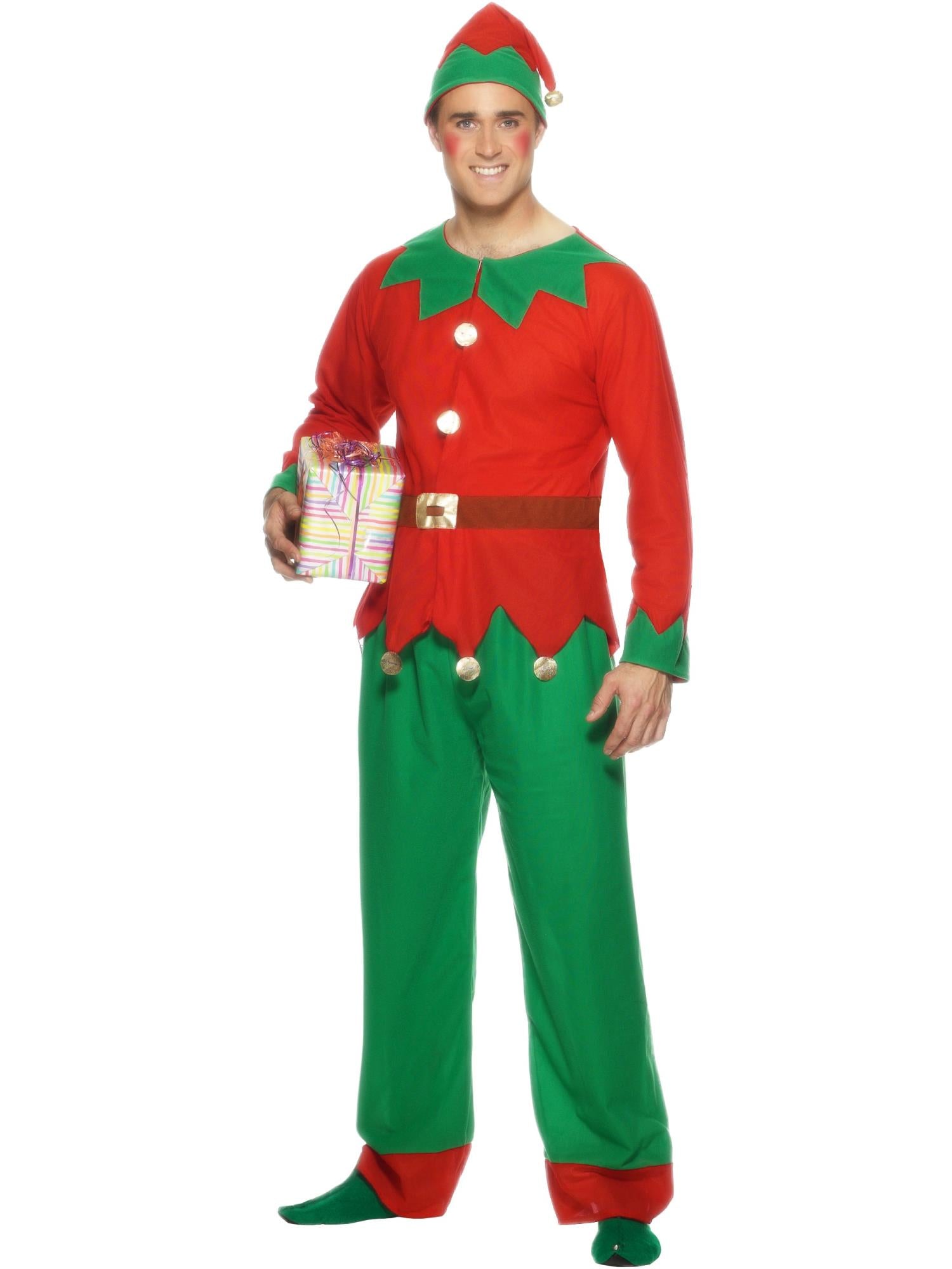 Elf Costume, Red & Green 1