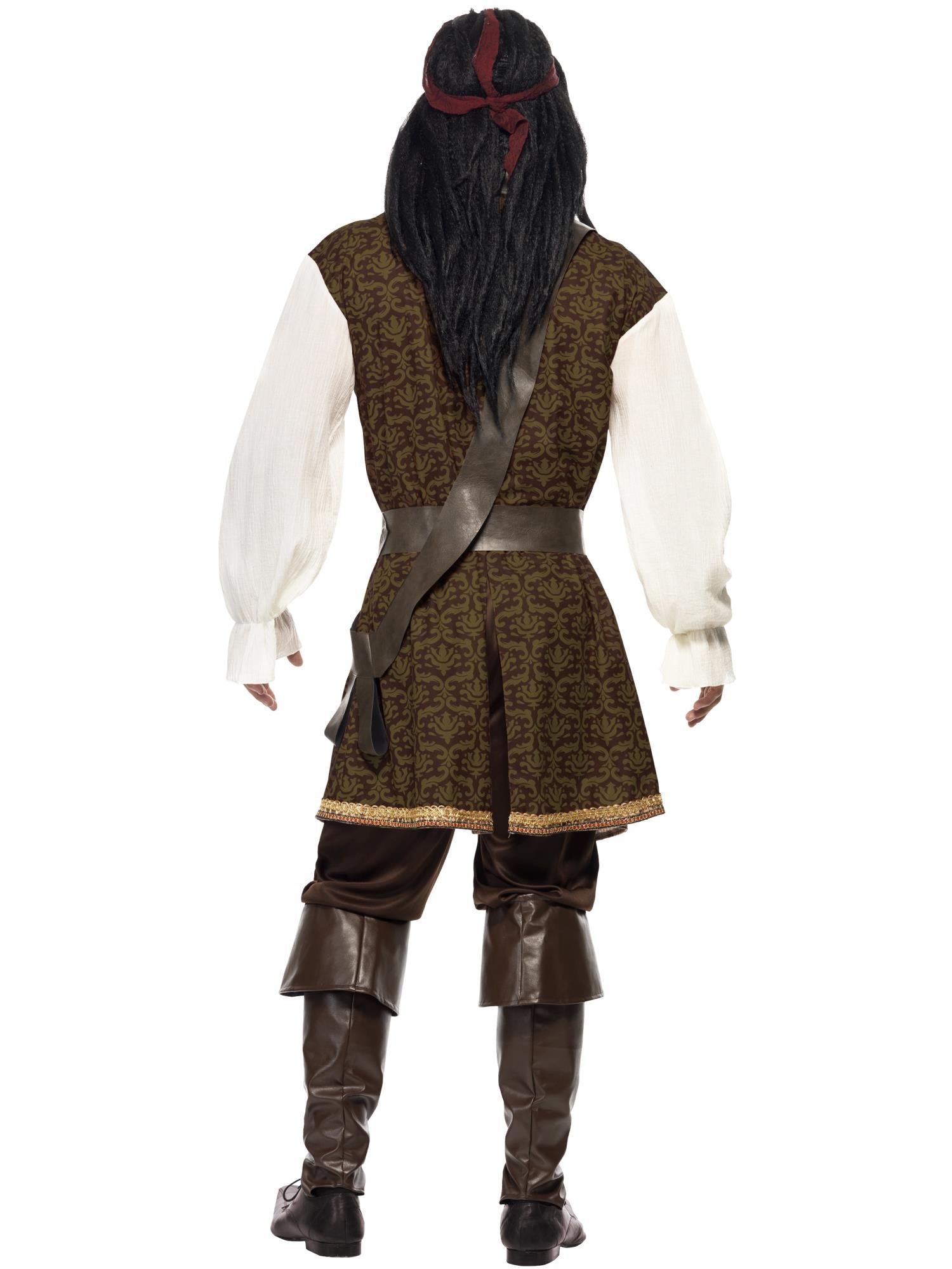 High Seas Pirate Costume, Brown 2