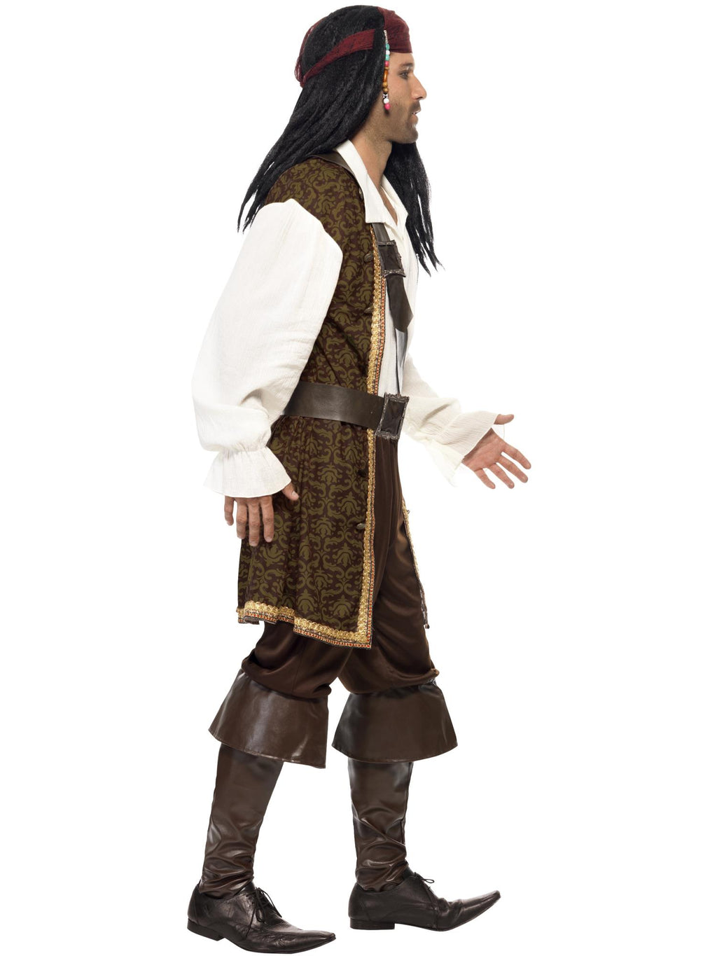 High Seas Pirate Costume, Brown 3