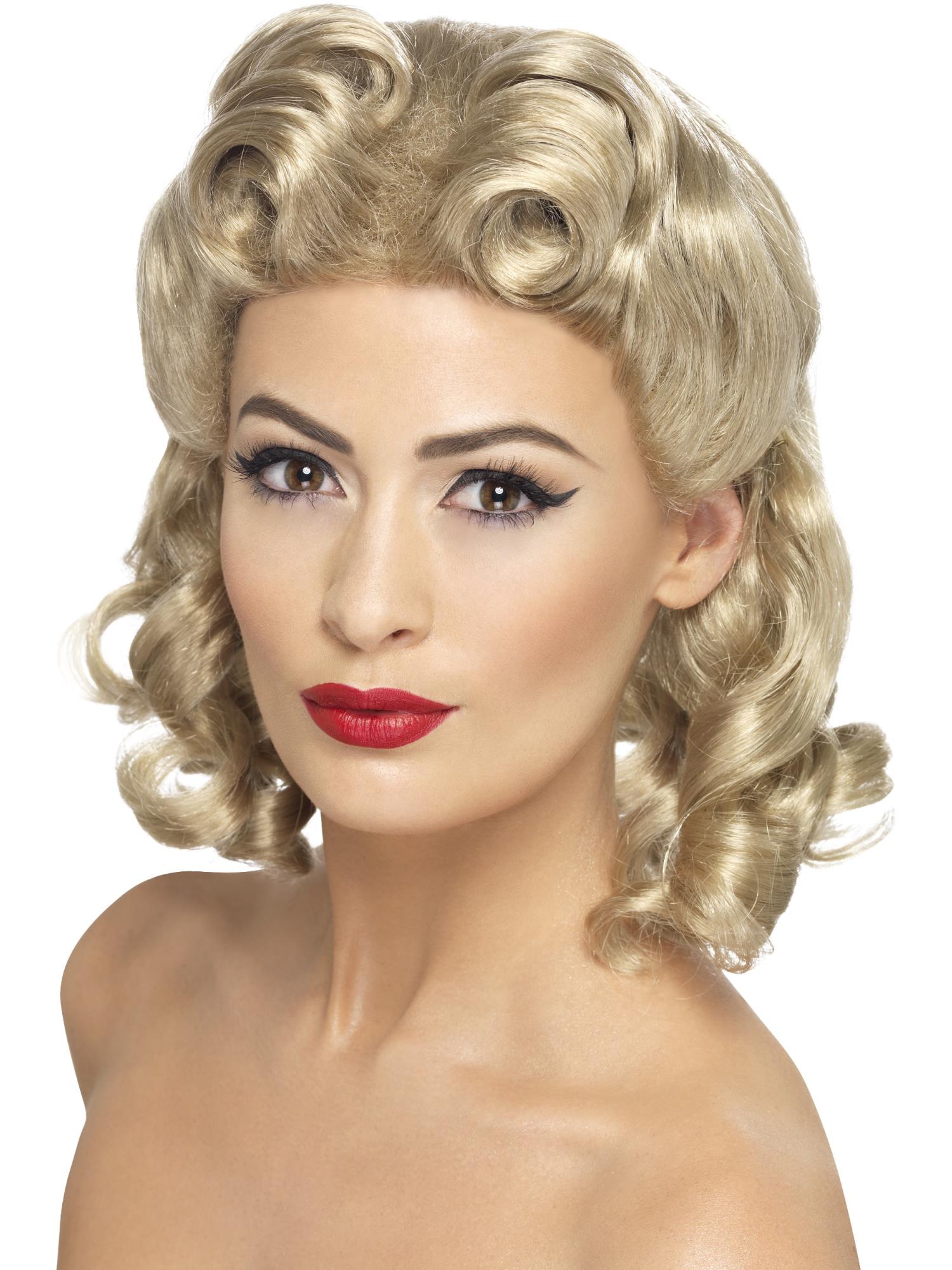 40s Sweetheart Wig, Blonde 1