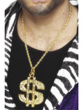 Dollar Sign Medallion, Gold 1