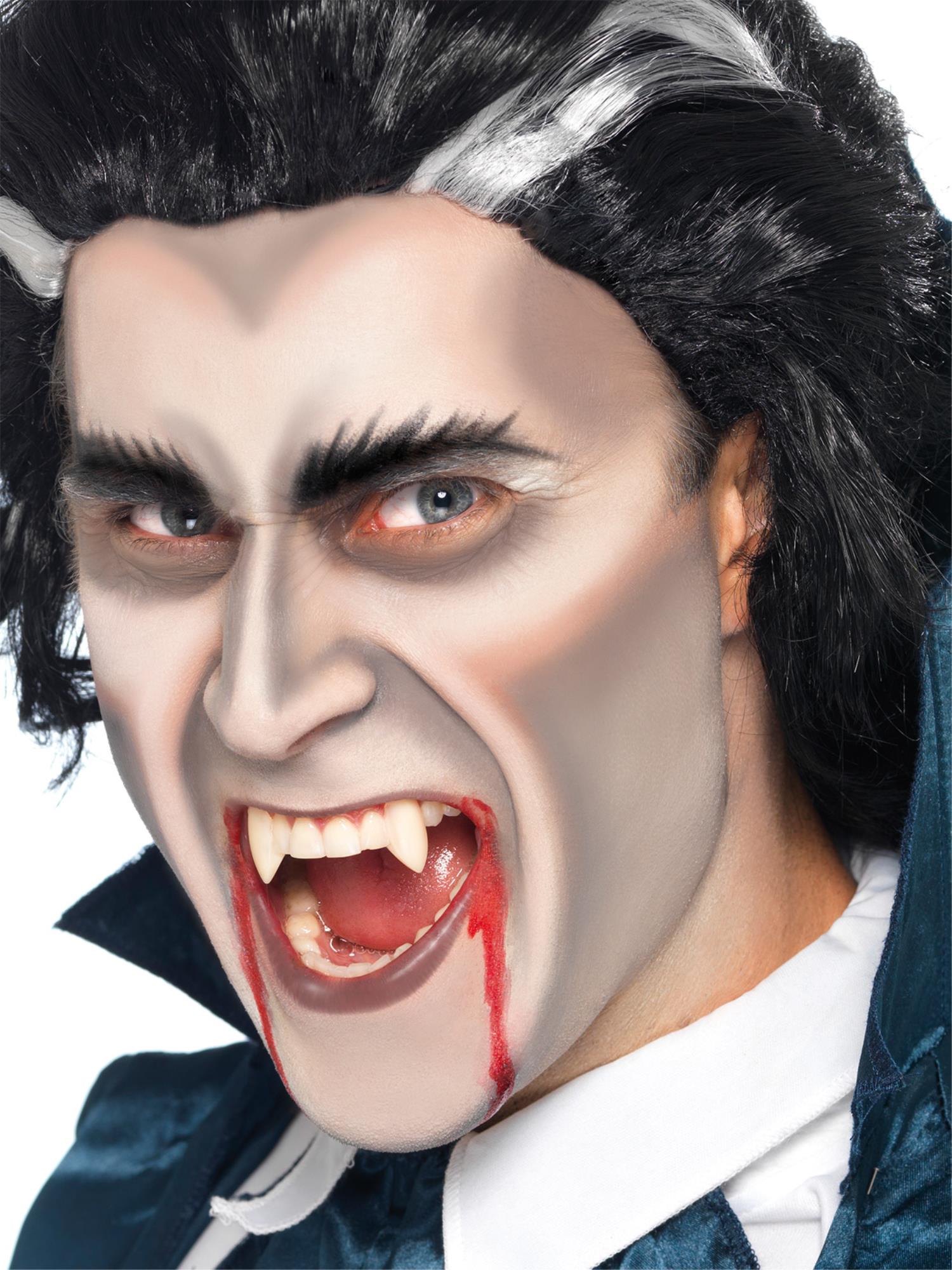 Smiffys Make-Up FX, Horror Vampire Teeth, White 1
