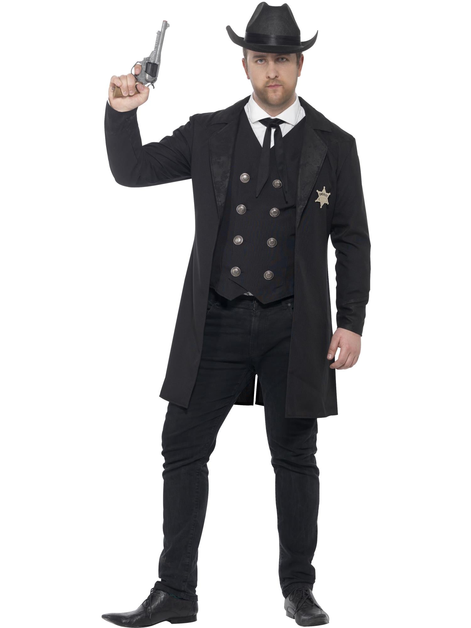 Curves Sheriff Costume, Black 1