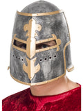 Medieval Crusader Helmet, Silver 1