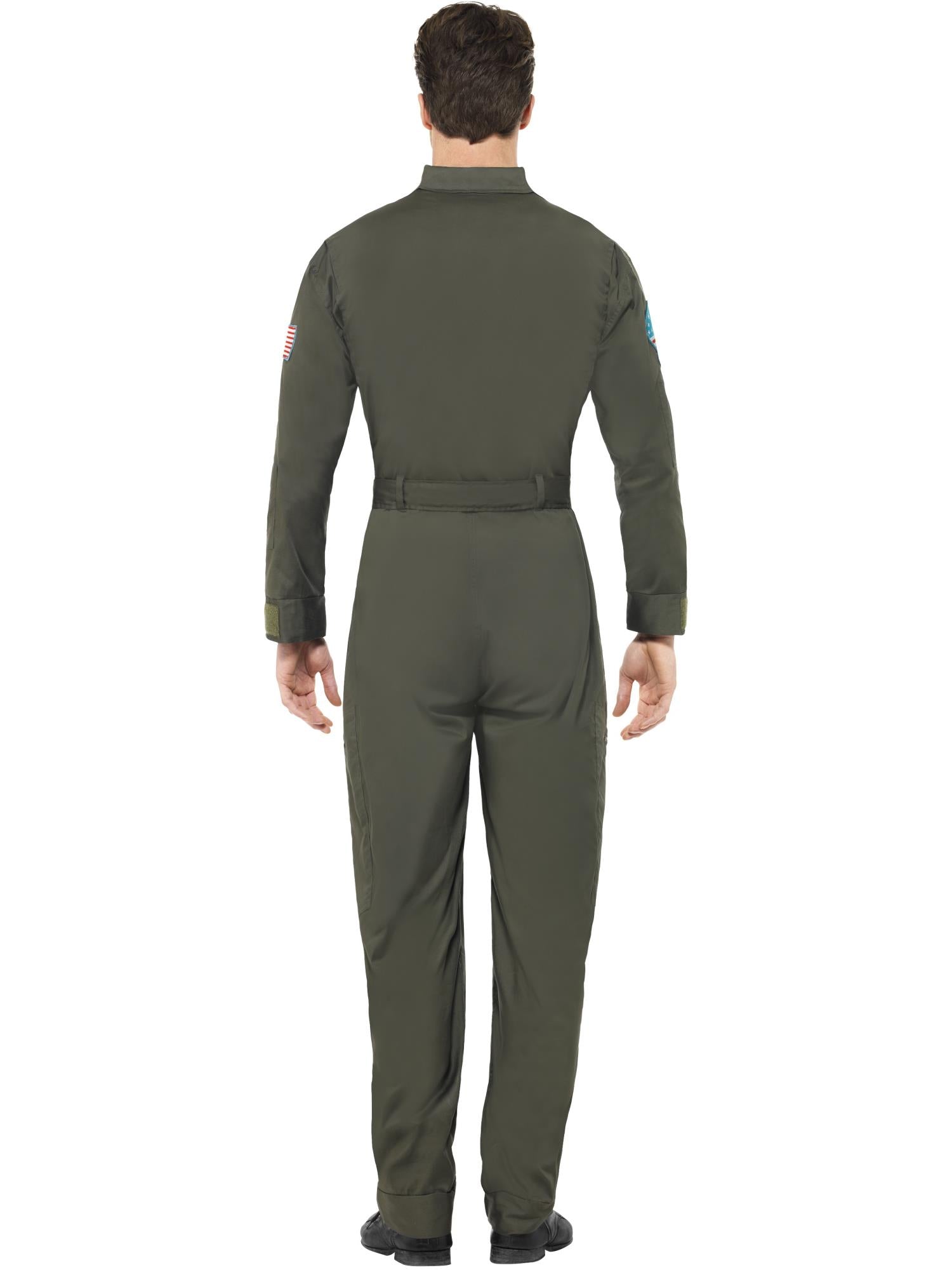 Top Gun Deluxe Male Costume, Green 2