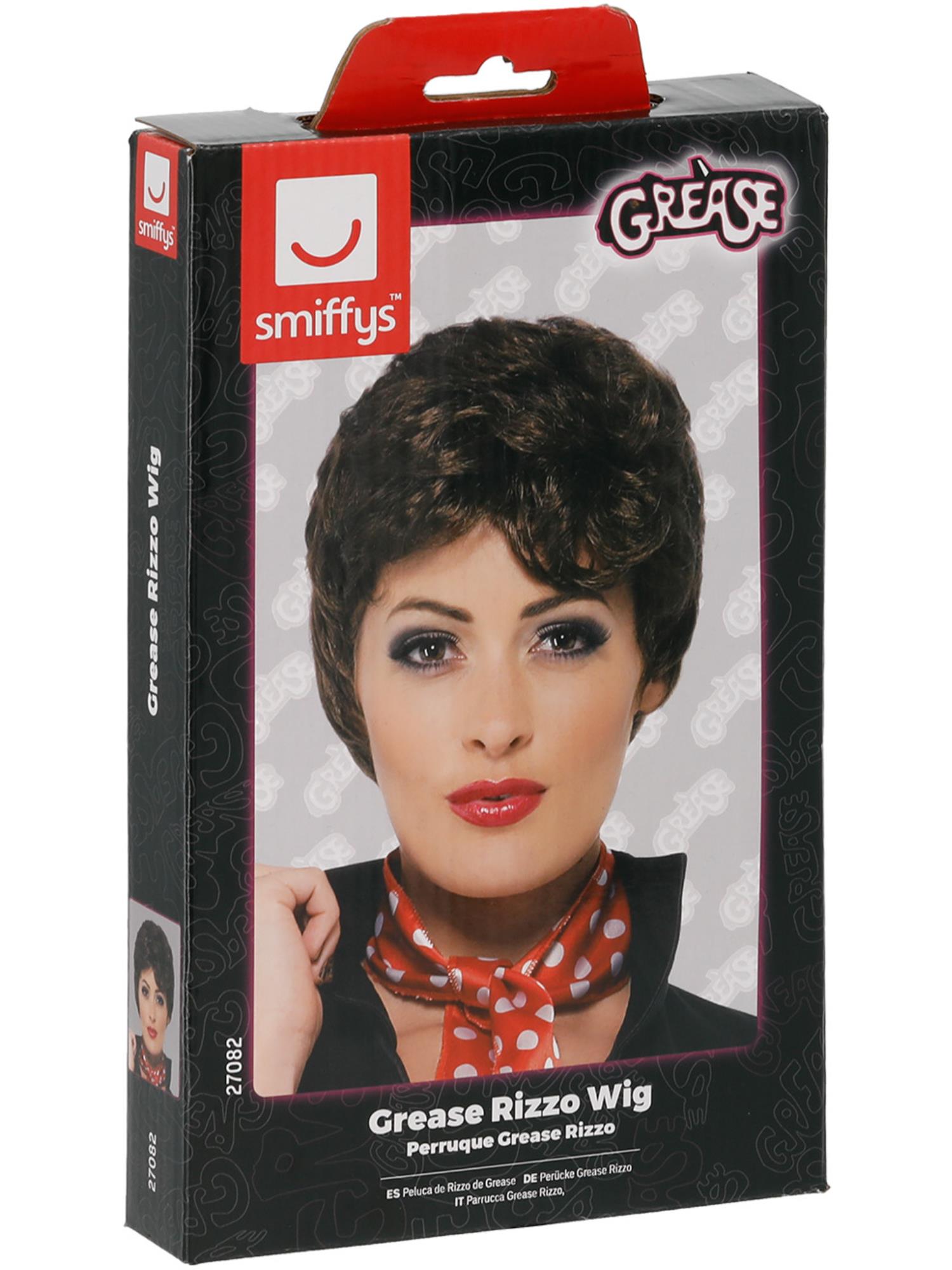 Grease Rizzo Wig, Brown 2
