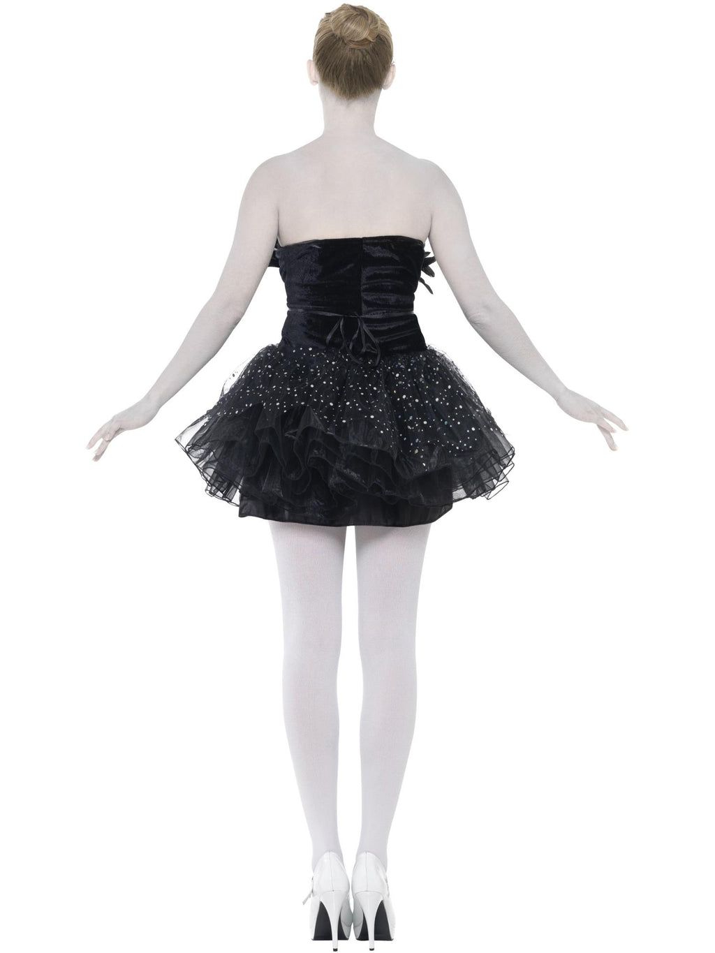Gothic Swan Masquerade Costume, Black 2