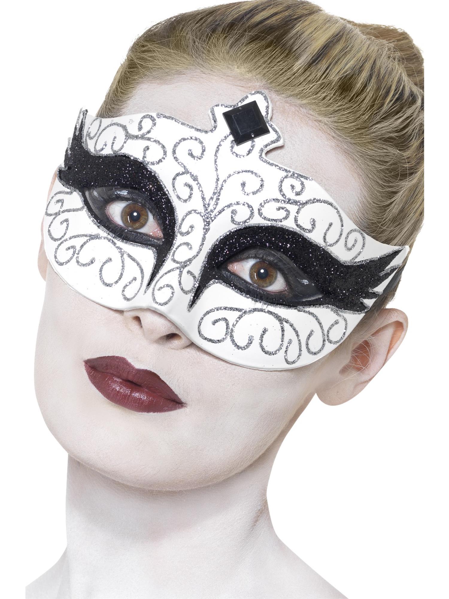 Gothic Swan Eyemask, White 1