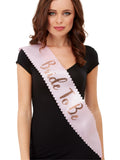 Bride To Be Sash, Pink & Gold 1