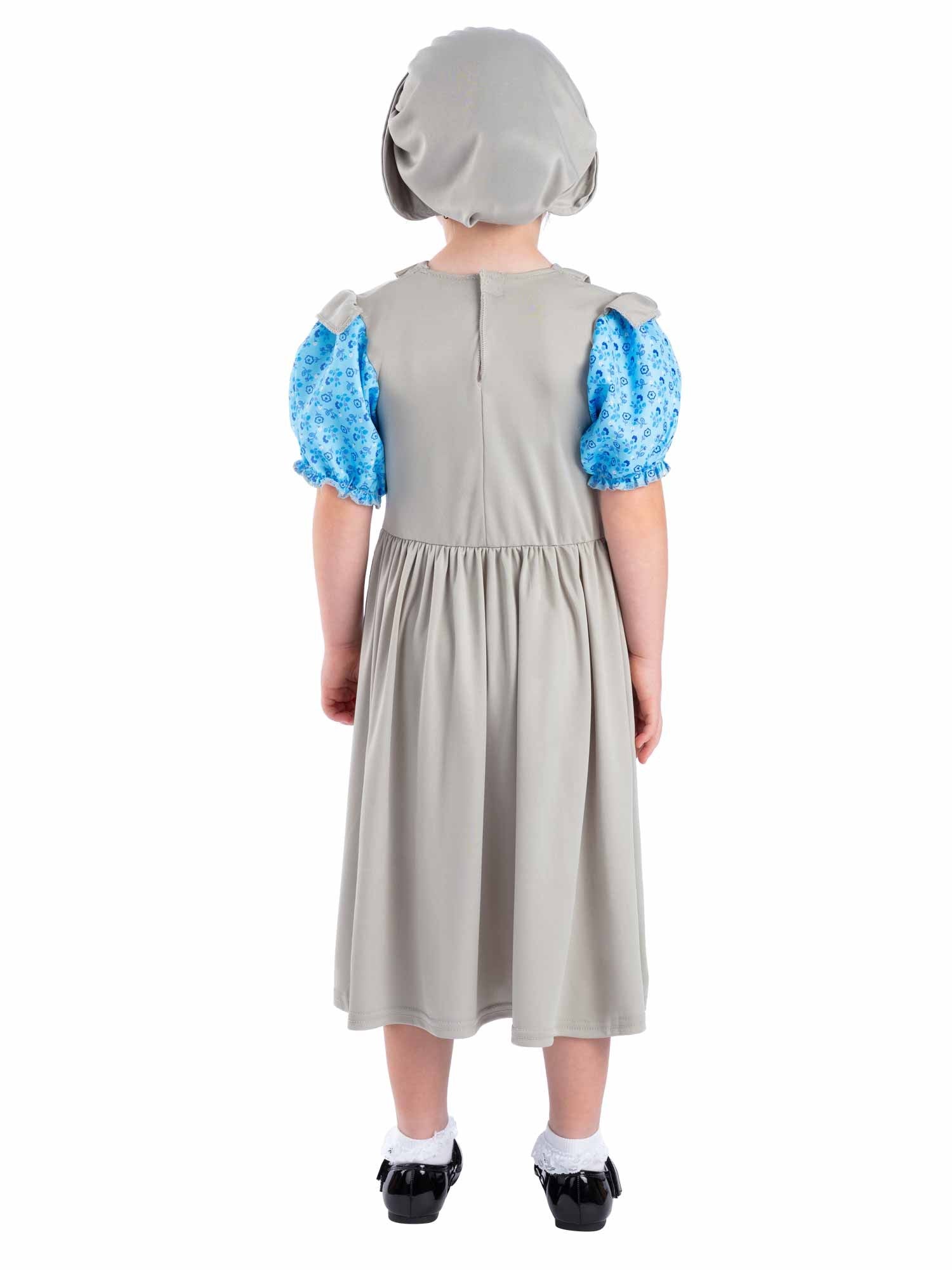 Victorian School Girl Costume, Grey 2