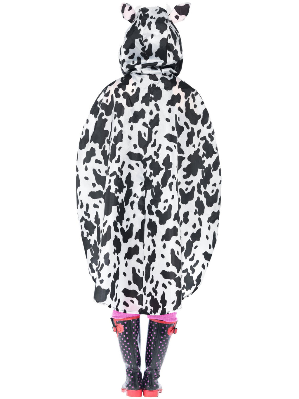 Cow Party Poncho, Black & White 2