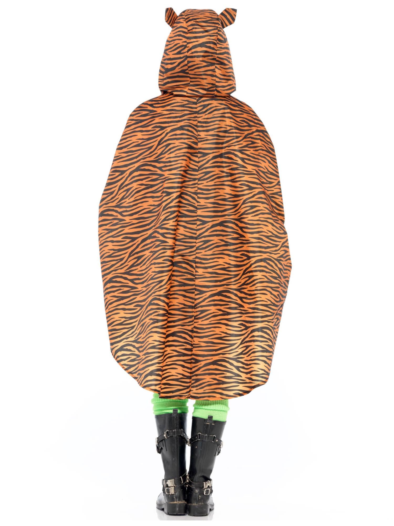 Tiger Party Poncho, Tiger Print 2