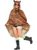 Tiger Party Poncho, Tiger Print 1