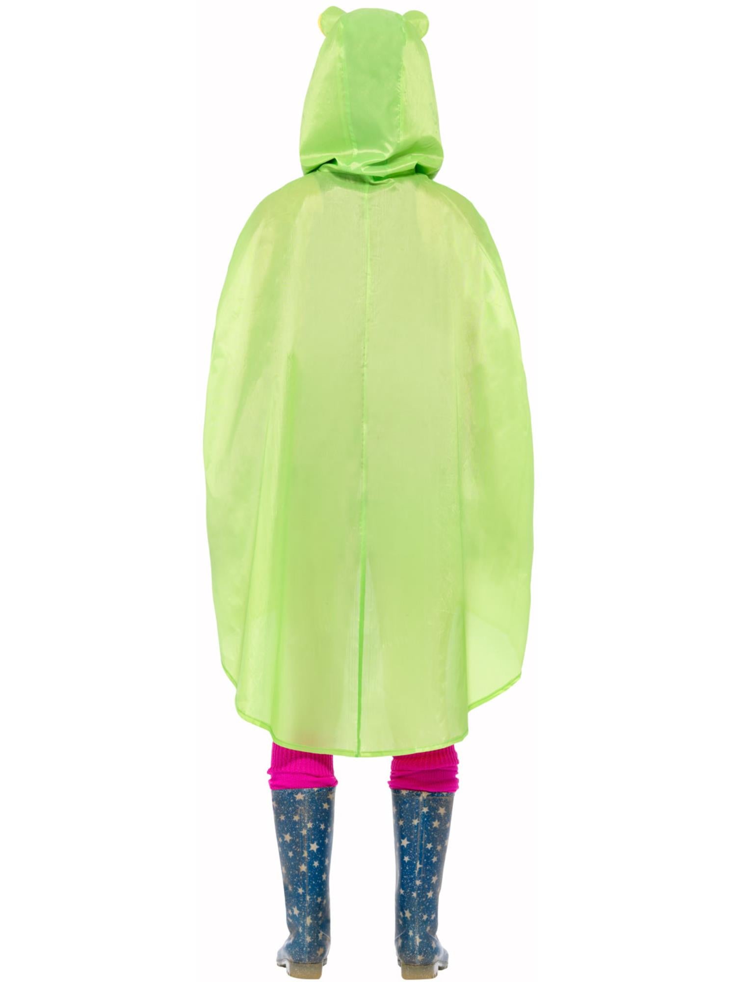 Frog Party Poncho, Green 2