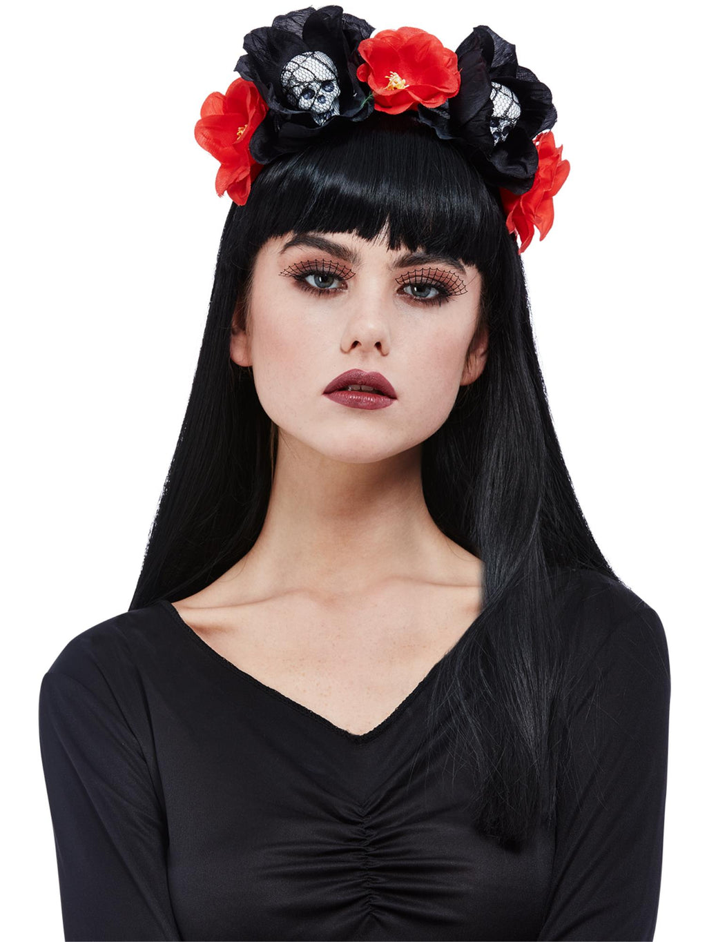 Skull Roses Headband 1