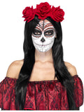 Day of the Dead Headband, Red 1