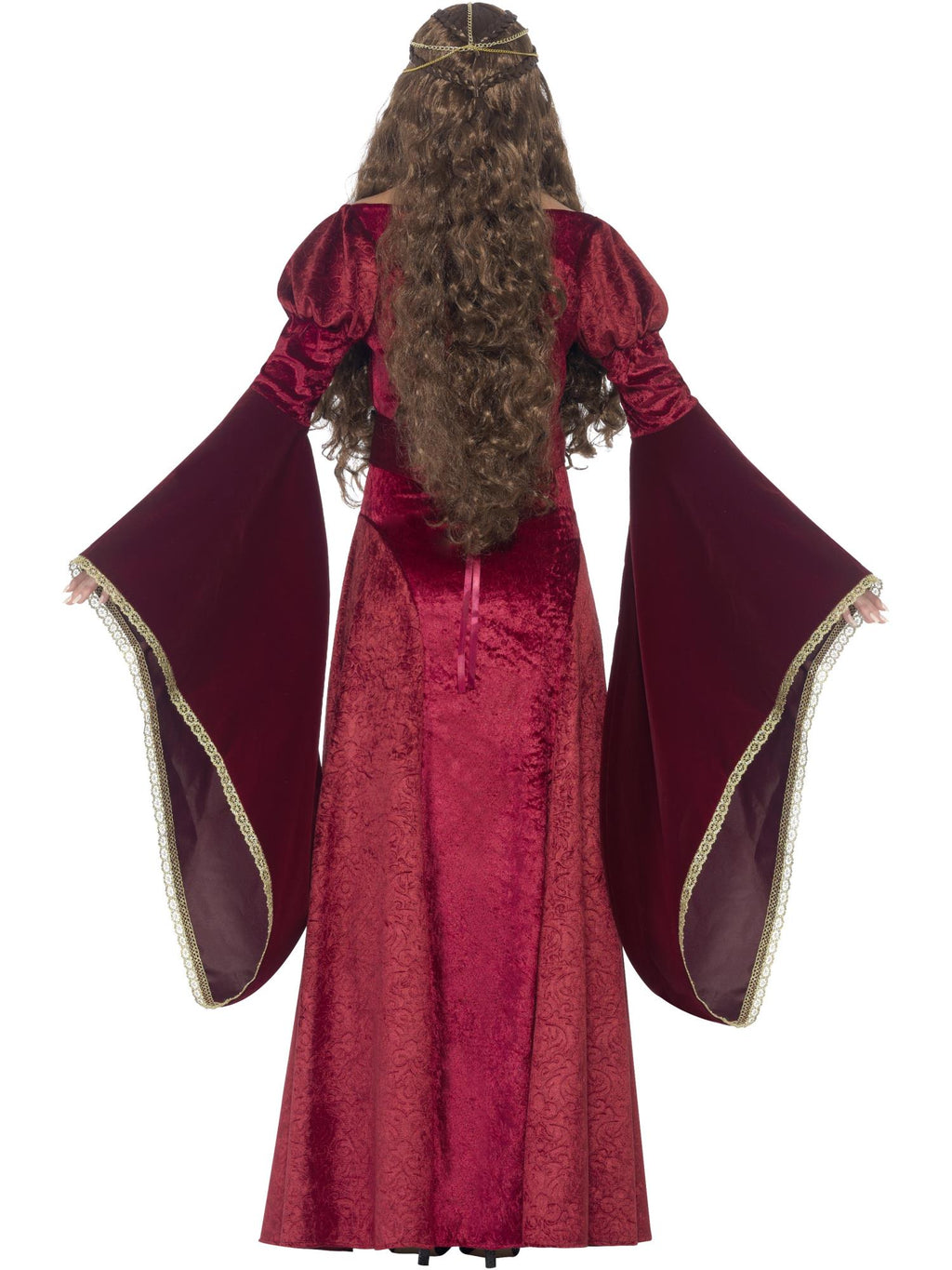 Deluxe Medieval Queen Costume, Red 2