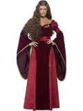 Deluxe Medieval Queen Costume, Red 1